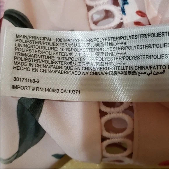 Size S women Keepsake The Label Pink Floral Embroidered Cut Out Dress date night - Picture 8 of 8